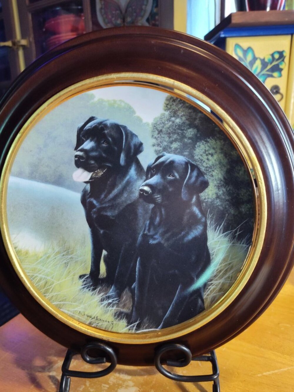 1993 Franklin Mint Heirloom Decorative plate Sporting Companions. SHIPS FREE